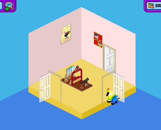 My Webkinz Studio: Want to perform? Come to this little room that holds the 